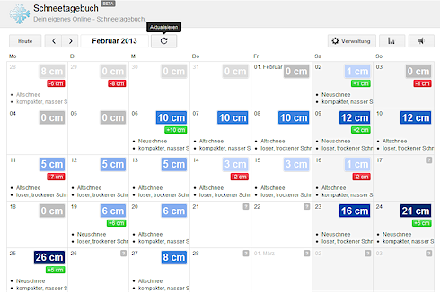 schneetagebuch screehshot